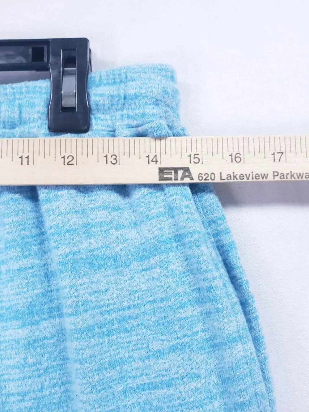 Aamikast Soft Pajamas Set Top and Pants Sleepwear Loungewear Blue Size M